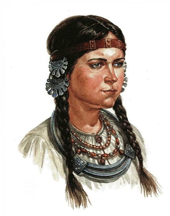 Усерязь женские украшения славян Усерязь