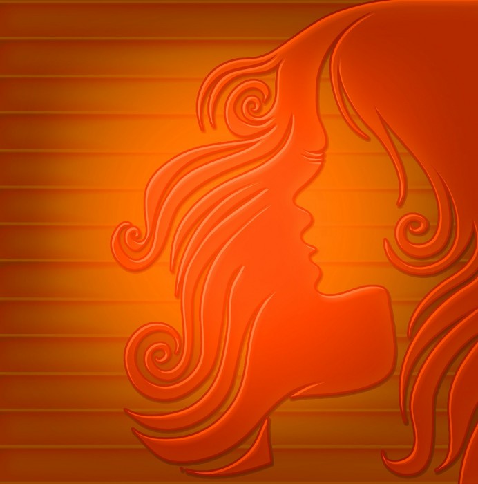 Красивые женские волосы