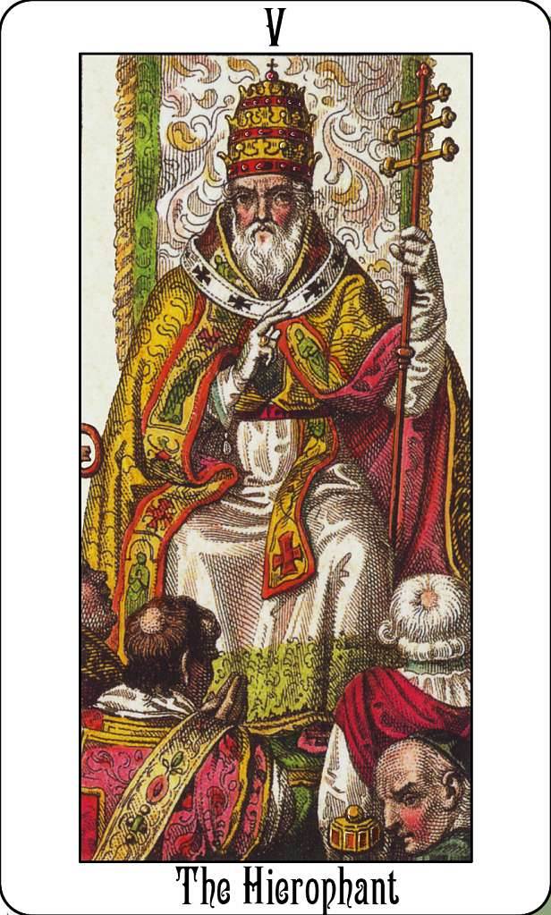 Карта hierophant таро